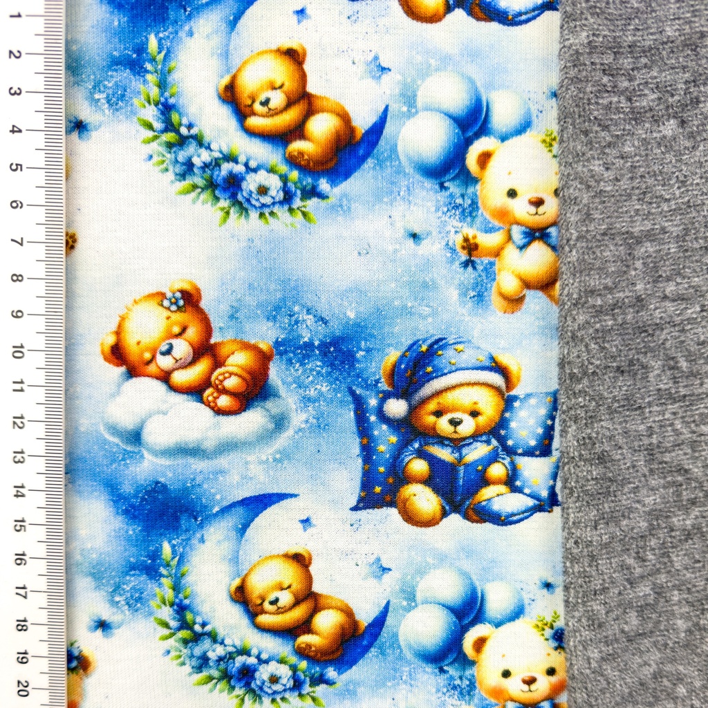 [S2519R] Alpine Fleece Digital Printed Night Time