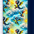 [S2538R-3682] [S2538R] Softshell Digital Printed Dragon Fly (Design B)
