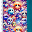 [S2539R-3683] [S2539R] Softshell Digital Printed Goofy Eyes (Design C)