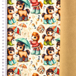[S2542R-3683] [S2542R] Softshell Digital Printed Little Pony's (Design C)