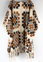 [S2548R] Prato Boiled Wool Poncho Specials