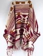 [S2548R-3684] [S2548R] Prato Boiled Wool Poncho Specials (Design D)
