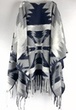 [S2548R-3686] [S2548R] Prato Boiled Wool Poncho Specials (Design F)