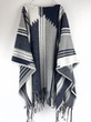 [S2548R-3688] [S2548R] Prato Boiled Wool Poncho Specials (Design H)