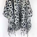 [S2550R] Boiled Wool Panther Poncho's