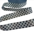 [730R-3681] [730R] Webbing Black And White (Design A)