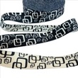 [730R-3682] [730R] Webbing Black And White (Design B)