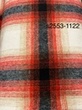 [S2553L-1122] [S2553L] Check Coat Fabric (Red)