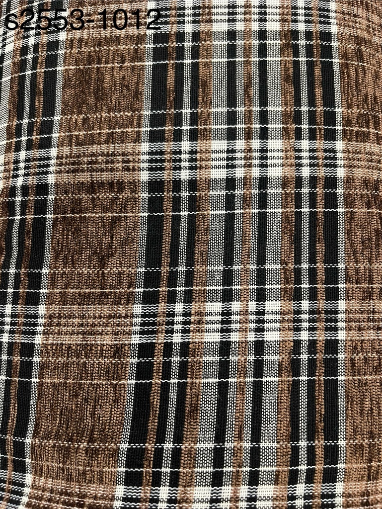 [S2553R] Check Coat Fabric
