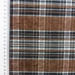 [S2553R-1012] [S2553R] Check Coat Fabric (Brown)