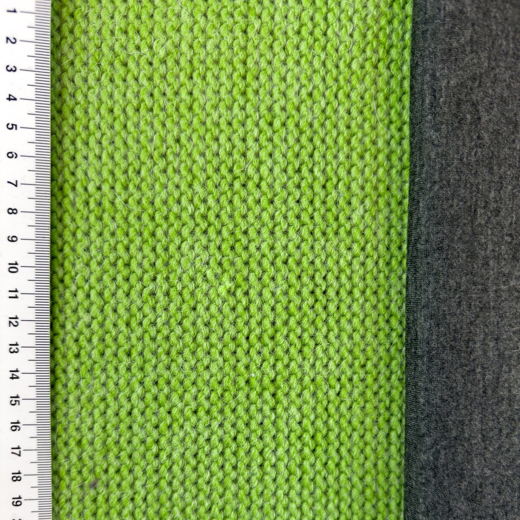 [S2562R] Double Faced Wool With Jersey