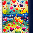 [S2545R-3685] [S2545R] Softshell Digital Printed Bubbly Vibes (Design E)