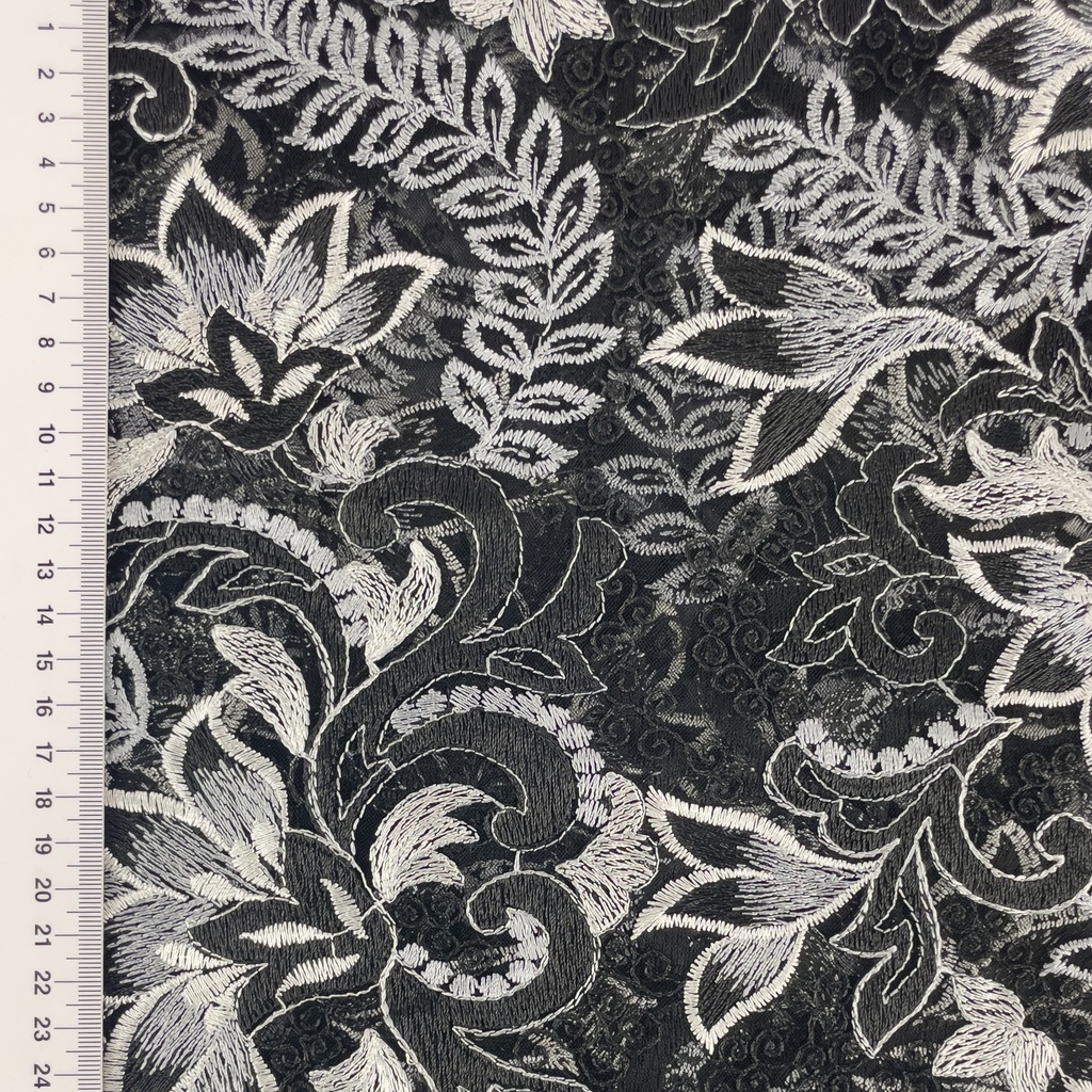 [S2575R] Tulle Barrock Flowers