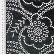 [S2581L-1132] [S2581L] Luxor Linen Embroidery Spiral (Svart)