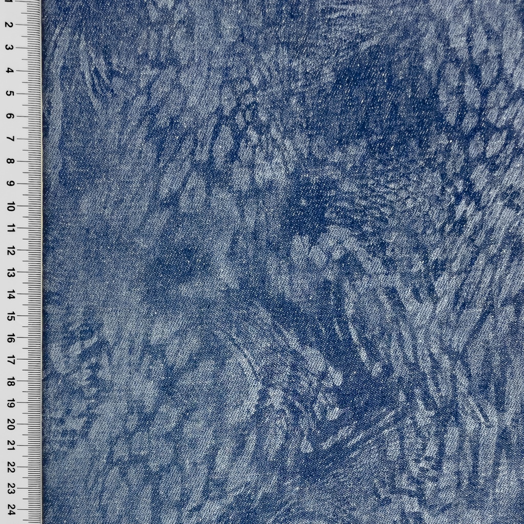 [S2602R] Animal Printed Heavy Jeans