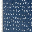 [S2608R-1029] [S2608R] Stretch Jeans Small Retro Flowers (Tmavé Džíny)