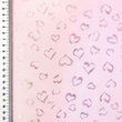 [S2613R-1079] [S2613R] Tulle with Shiny Glitter Hearts (Light Pink)