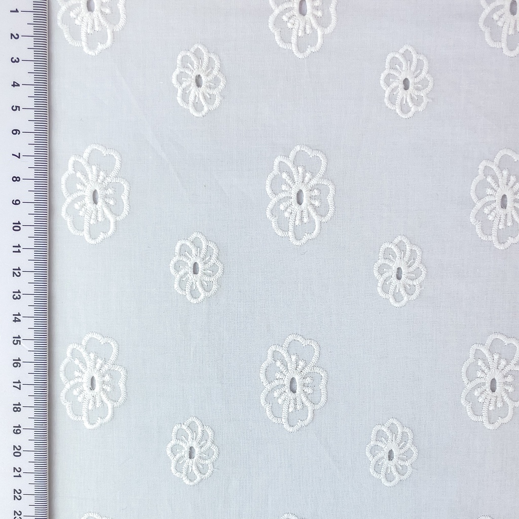 [S2624R] Cotton Embroidery Retro Style