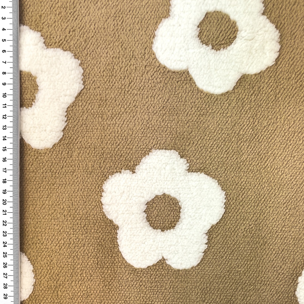 [S2631L] Teddy With Retro Flower