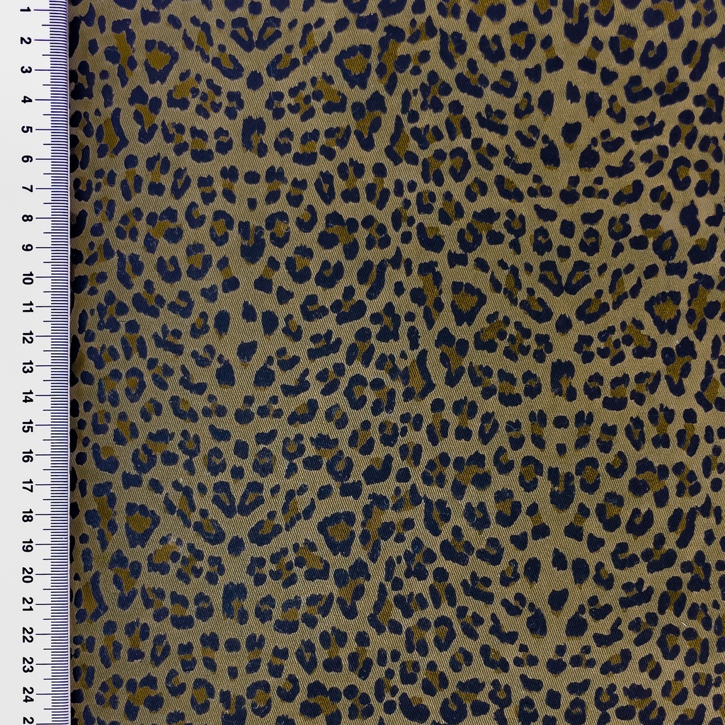 [S2603R] Leopard Stretch Jeans