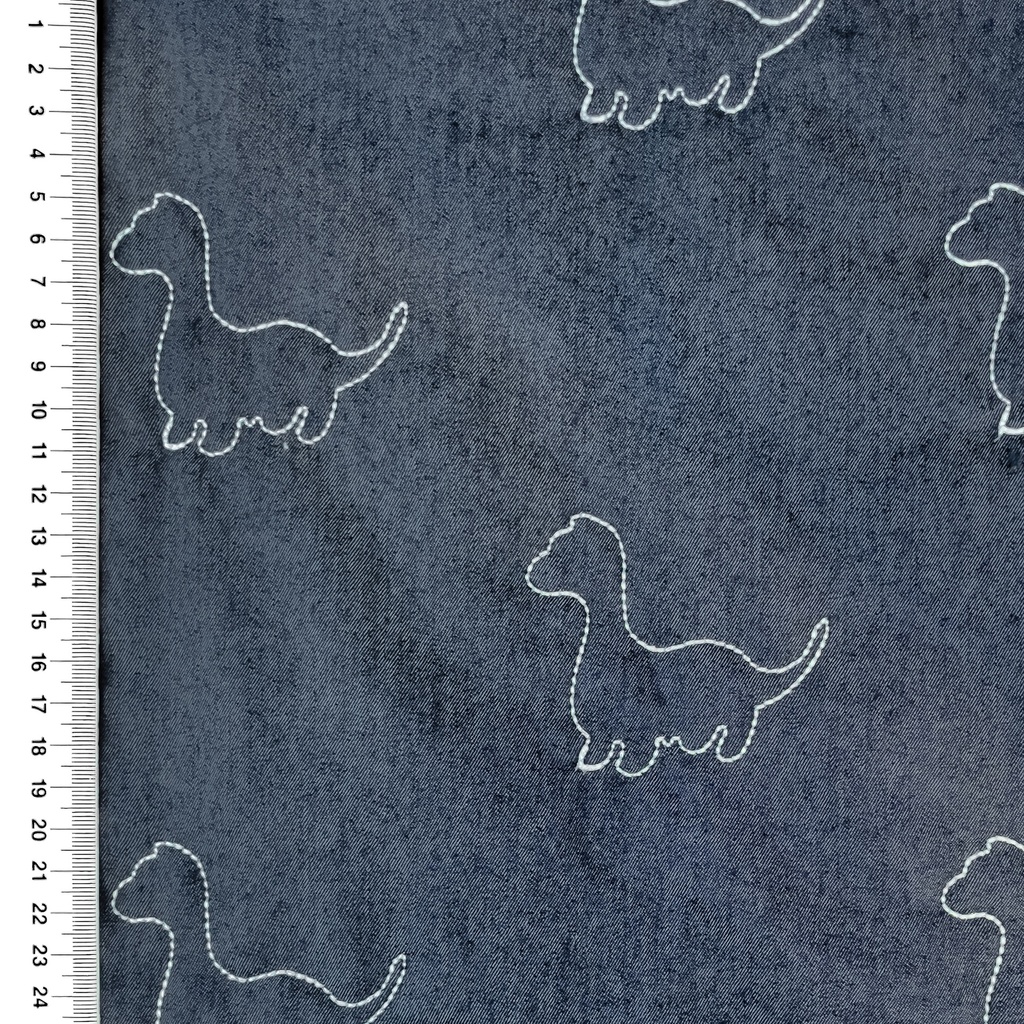 [S2639R] Padded Dino Denim