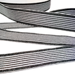 [737R-1140] [737R] Elastic Colour Line Small Stripe (Dunkel Grau Meliert)