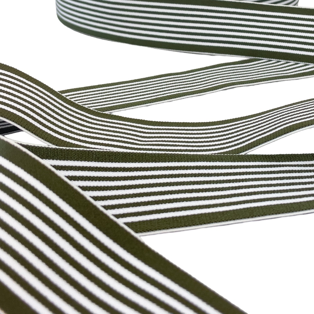[737R] Elastic Colour Line Small Stripe
