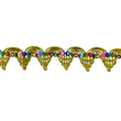 [741R-3694] [741R] Gold Special Trim (Design N)