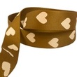 [743R-1022] [743R] Webbing With Hearts 40 mm (Cammello Scuro)