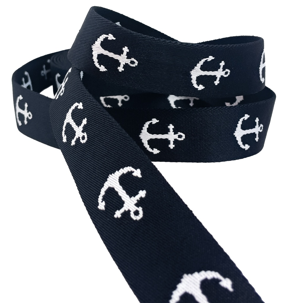 [744R] Webbing With Anchors 40 mm