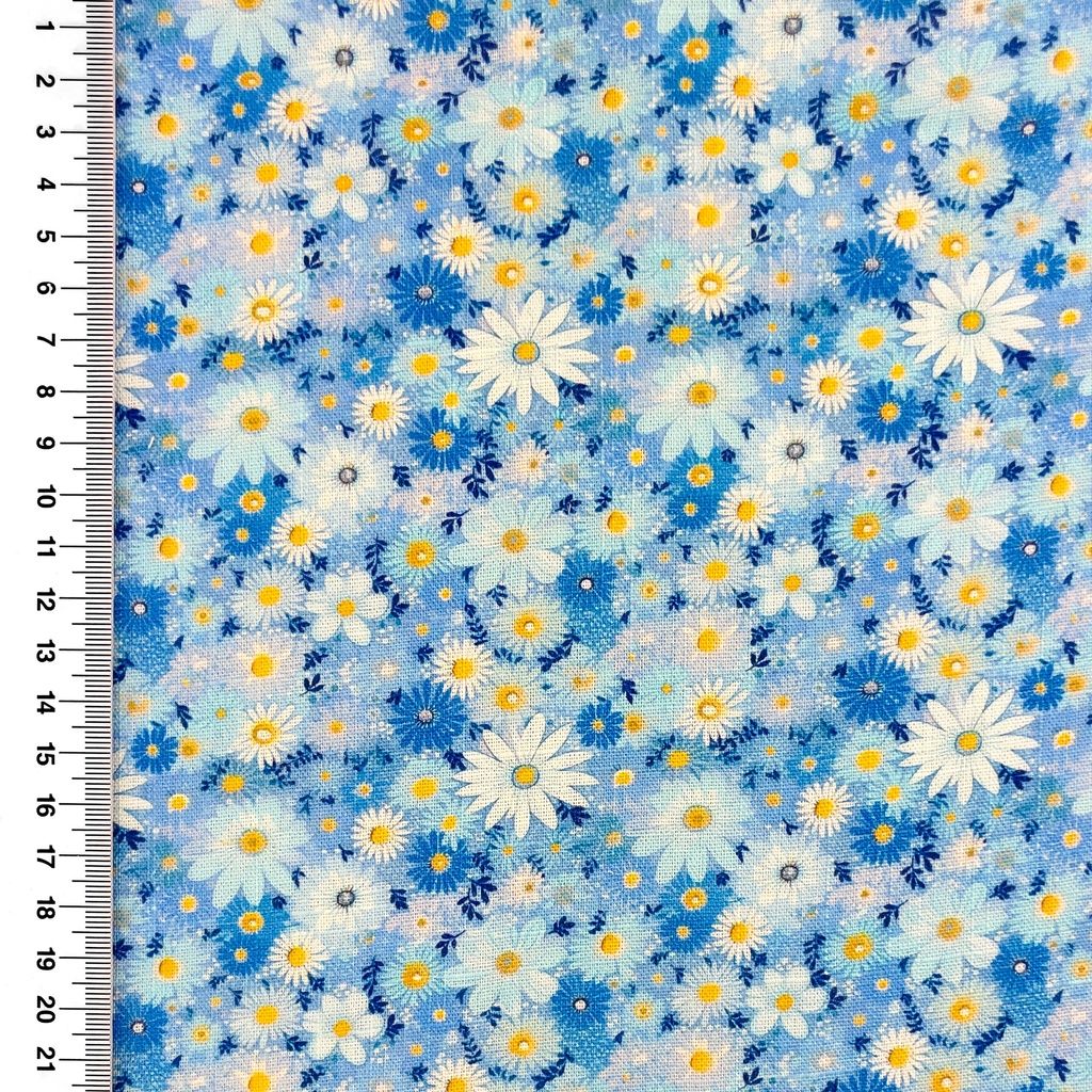 [S2692L] Viscose Linen Digital Printed Shabby Chic