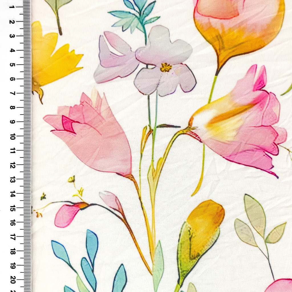 [S2696L] Viscose Lycra Heavy Digital Printed Soft And Vibrant