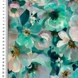 [S2697L-3682] [S2697L] Viscose Lycra Heavy Digital Printed Classic Flowers (Design B)