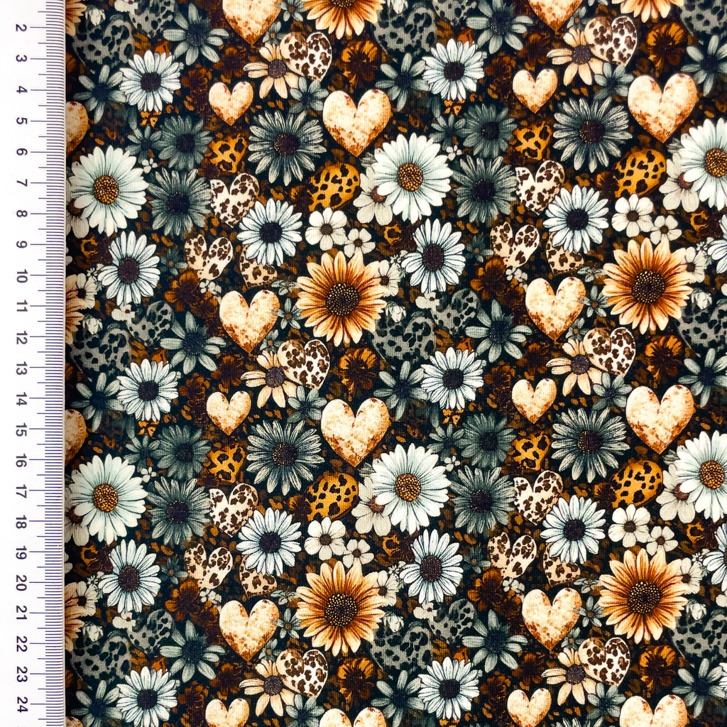 [S2650R] Jersey Digital Printed Daisy Leo