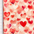 [S2654R-3682] [S2654R] Jersey Digital Printed Love Cloud (Design B)