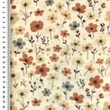 [S2674R-3683] [S2674R] Double Gauze Crinkled Digital Printed Flowers (Design C)