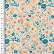 [S2688R-3683] [S2688R] Viscose Linen Digital Printed Sweet And Small (Design C)