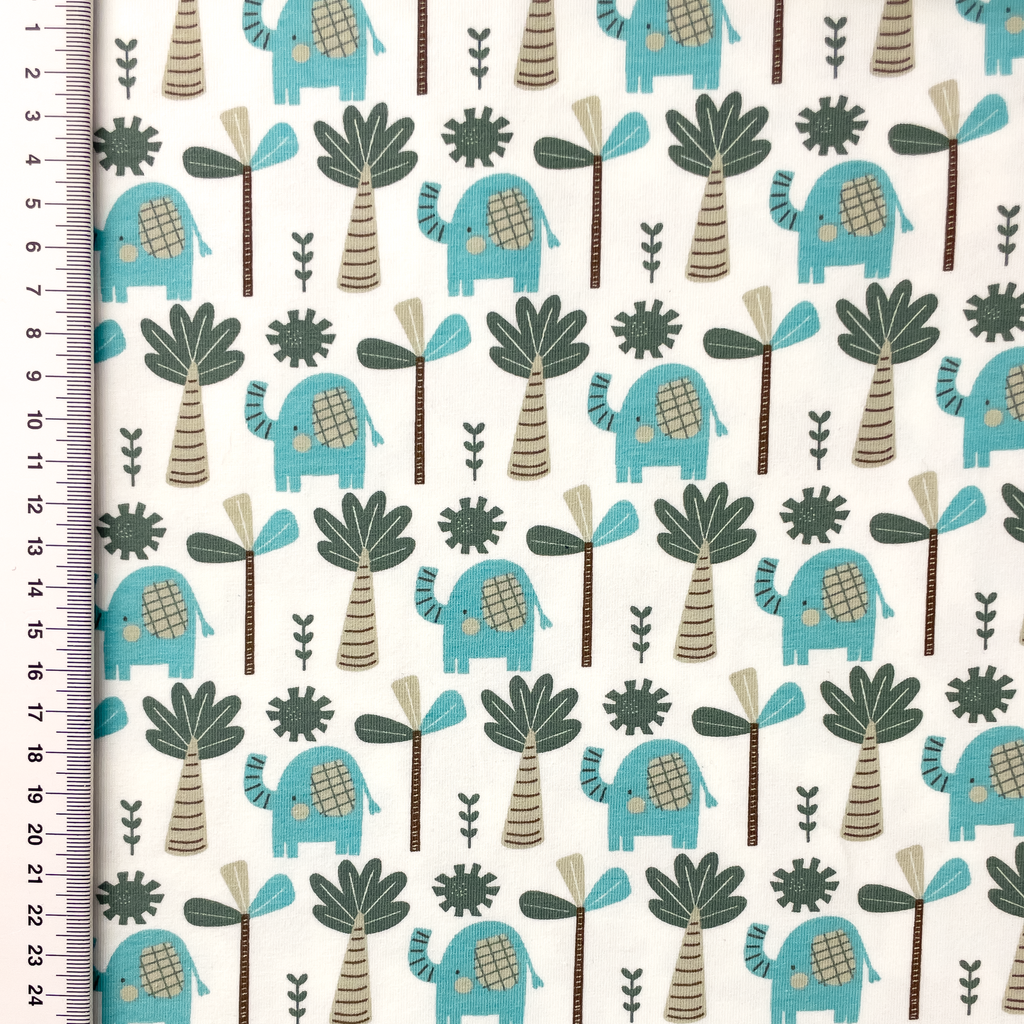 [S2700R] Jersey Printed Elephant