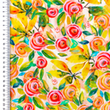 [S2716R-3683] [S2716R] Rayon Poplin Printed Rosie (Design C)