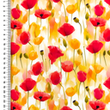[S2723R-3683] [S2723R] Rayon Poplin Printed Poppy's (Design C)