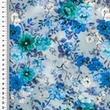 [S2724R-3684] [S2724R] Rayon Poplin Printed Flower Sea (Design D)