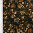 [S2728R-3681] [S2728R] Rayon Poplin Printed Dark Barrock (Design A)