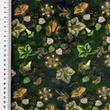 [S2728R-3682] [S2728R] Rayon Poplin Printed Dark Barrock (Design B)