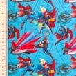 [S2750L-3686] [S2750L] Licence Poplin Digital Printed Comic Hero's ™© (Design F)