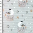 [S2758R-3686] [S2758R] Poplin Digital Printed Tiny Ocean Pals (Design F)