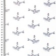 [S2758R-3687] [S2758R] Poplin Digital Printed Tiny Ocean Pals (Design G)