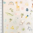 [S2759R-3683] [S2759R] Poplin Digital Printed Tiny Animal Kingdom (Design C)
