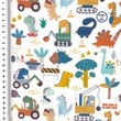 [S2760L-3682] [S2760L] Poplin Digital Printed Little Boys Dreams (Design B)