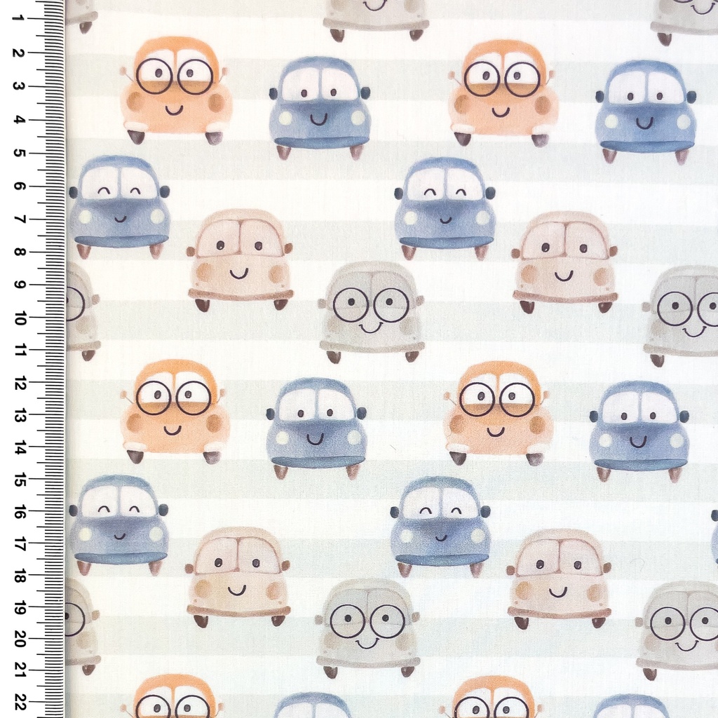 [S2760R] Poplin Digital Printed Little Boys Dreams