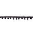 [001R-10031] [001R] Bolletjesband Klein (Zwart)